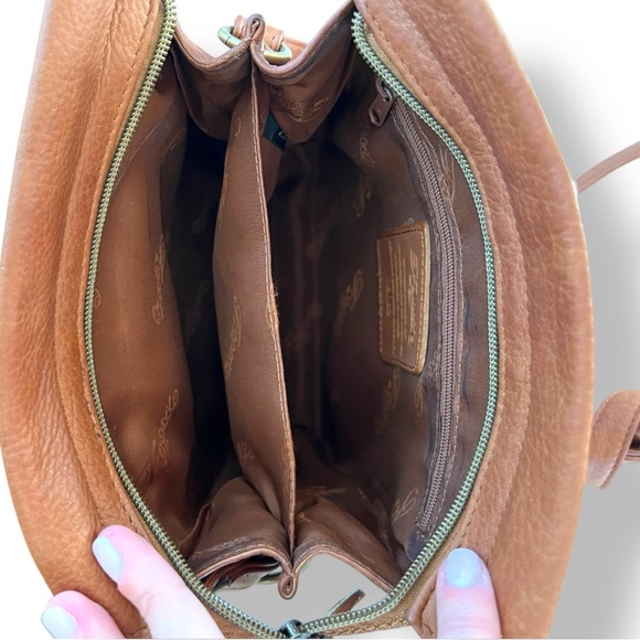 Fossil Vintage Genuine Leather Crossbody Bag Brown - Picture 8 of 8